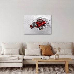Obraz - Červené auto (70x50 cm)