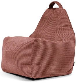 Menčestrový sedací vak v tehlovej farbe Play Amuse – SLOWDOWN