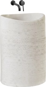 Rea Merlo, voľne stojace umývadlo, 550×340×855 mm, ecru/béžová matná, REA-U0616