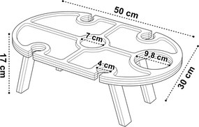 Servírovacia doska DELIA bambusová