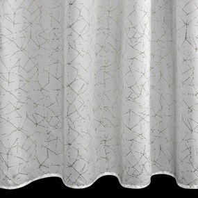 Dekorstudio Hotová etamínová záclona ROXY s metalickým vzorom 140x270cm