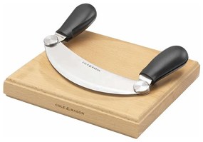 Cole&Mason Cole&Mason - Kuchynská doska na krájanie a kolískový nôž 21,5x51,5 cm buk GG442