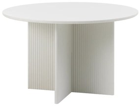 Svetlosivý okrúhly jedálenský stôl ø 110 cm Palma – Unique Furniture