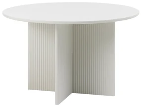 Svetlosivý okrúhly jedálenský stôl ø 110 cm Palma – Unique Furniture