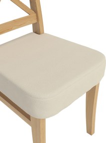 Sedák na stoličku Ingolf farba produktu béžová látka zapletaná