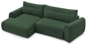 Tmavozelená rohová pohovka Aden – Bobochic Paris