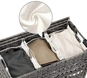 Ručne tkaný kôš na bielizeň SONGMICS LCB083G02