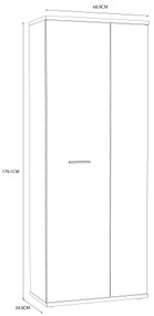 Komoda/Botník SIMO biela/taupe