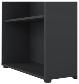 Antracitová knižnica 80x205 cm Sign – Tvilum