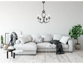 Luster na reťazi ARTHUR 5xE14/40W/230V