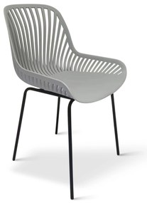 Noela Záhradný jedálenský set Wilder + 4x stolička GABY sivá