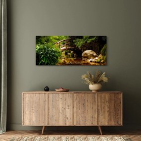 Obraz - Most cez riečku (120x50 cm)