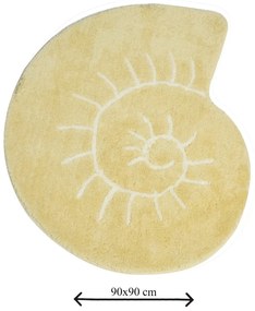 Koupelnový kobereček Helix 90 cm béžový
