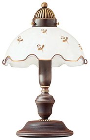 Kolarz 731.73.160 - Stolná lampa NONNA 1xE14/60W/230V, kvetinový vzor, ružové zlato