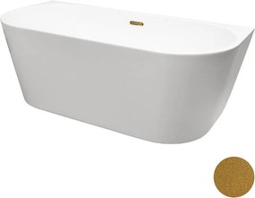 Besco Akrylátová voľne stojaca vaňa Vica NEW Glam Z CC/SP 150x80 (160x80, 170x80), s prepadom BESCO-Typ výpuste: Alcaplast Click-Clack so štrbinovým …