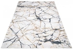 Svetlý trendový koberec s mramorovým vzorom Šírka: 80 cm | Dĺžka: 150 cm
