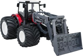 Ramiz Traktor + buldozér RC na diaľkové ovládanie 1:24 červený