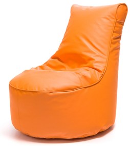 INTERMEDIC SK Sedací Vak Seat S Ekokoža Farba: E04 - Oranžová pomaranč (ekokoža)