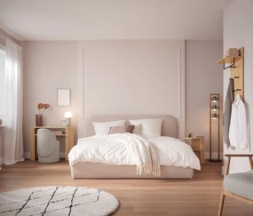 Vešiaková skriňa »HOLT« z bambusu s lamelovými prvkami