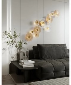 MAXLIGHT W0354 - LED Nástenné svietidlo ALLURE 10xLED/4,3W/230V zlatá