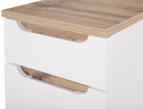 Kúpeľňová stojaca skrinka BALI biela - nízka spodná