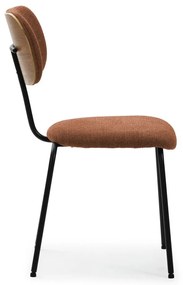 Jedálenská stolička v tehlovej farbe v súprave 4 ks Dash – Marckeric