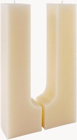 Ručne vyrobené sviečky Marta, 2 ks