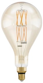 Vintage LED žiarovka so stmievateľným vláknom EGLO, E27, PS160, 8W, 806lm, teplá biela