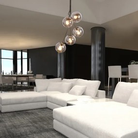 Rabalux 3508 - Luster na tyči GLORY 5xE14/40W/230V