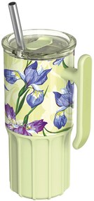 Nerezový termohrnček so slamkou Umi Green Tea 720 ml