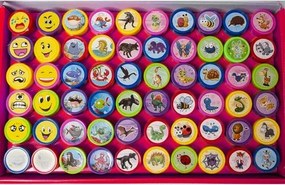 KRUZZEL Súprava pečiatok pre deti 60 ks - Kruzzel