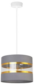 Závesné svietidlo Elegance, 1x textilné tienidlo (výber zo 6 farieb), (výber z 2 farieb konštrukcie), g