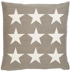 Khaki povlak na vankúš s hviezdami Stars - 50 * 50cm