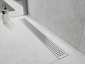 Mexen Flat nerezový sprchový žľab 80 cm vzor M08, 1025080-15