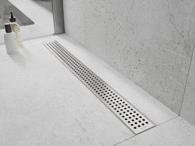 Mexen Flat nerezový sprchový žľab 80 cm vzor M08, 1025080-15