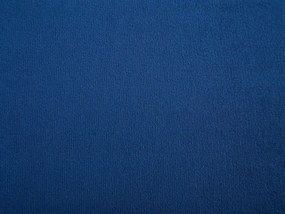 Zamatová rozkladacia pohovka modrá SELNES Beliani