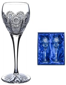 Onte Crystal Bohemia Crystal ručne brúsené poháre na Likér 500pk 90 ml 2KS