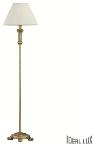 Ideal Lux 020877 Rustikálna stojanová lampa DORA PT1 so zlatým podstavcom |  BIANO