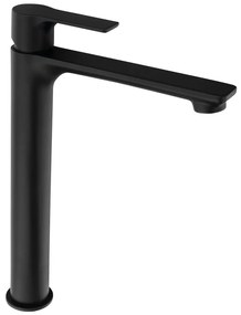 Matne čierna stojančeková umývadlová batéria Pax – Sapho