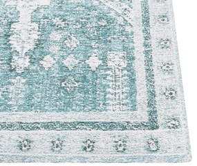 Bavlnený koberec 160 x 230 cm mätová zelená FULLA Beliani