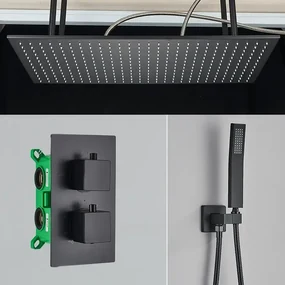 Luxury sprchová batéria - Kuplah Matná čierna