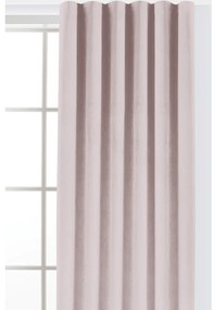 Svetloružový zamatový dimout záves 140x250 cm Velto – Filumi