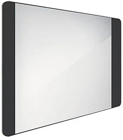 LED zrkadlo do kúpeľne Nimco čierne 80x60 cm ZPC 42003-90