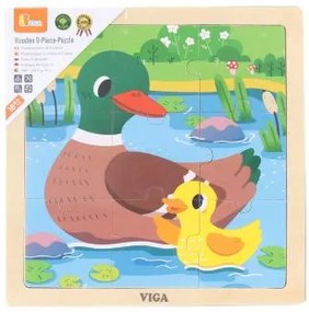 Viga puzzle Kačičky 9ks