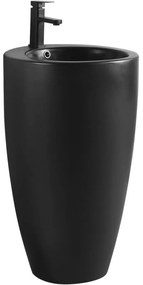 Mexen Alona, voľne stojace umývadlo 49x48x82,5 cm, čierna matná, 26094870