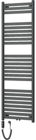 Mexen Uran, elektrické vykurovacie teleso 1800x600 mm + vykurovacia tyč 900 W, antracitová, W105-1800-600-2900-66