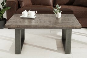 Konferenčný stolík Iron Craft 100cm sivý Mango
