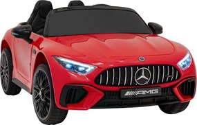 Ramiz Detské elektrické auto Mercedes Benz AMG SL63 Červené