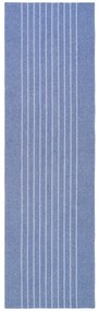 XXXLutz ÚZKY OBRUS, 45/150 cm, modrá, biela Novel - Textil do domácnosti - 003591018601