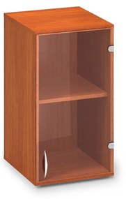 Nadstavbová sklenená skriňa ProOffice 40 x 45,8 x 71,7 cm, ľavá, čerešňa